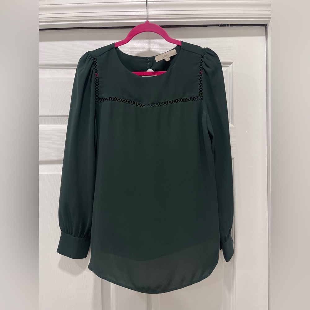 Hunter green Loft long sleeve